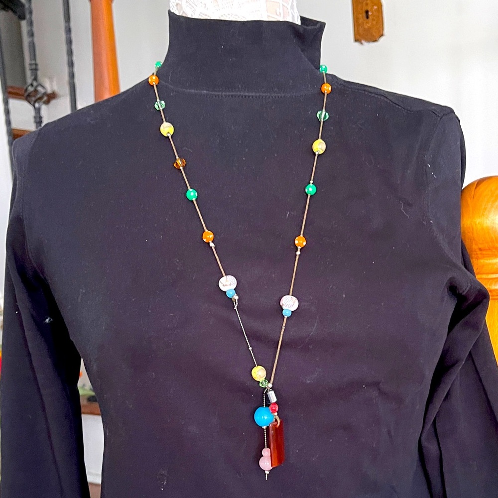 🎈3/$20 Colorful Beaded long necklace